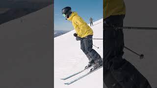 Un-Weight the Inside Ski for Better Ski Turns | #shorts