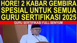 Breaking news Hore 2 kabar gembira untuk semua guru sertifikasi dan non sertifikasi  Januari 2025