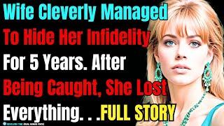 Wife Cleverly Managed To Hide Her Infidelity For 5 Years. After Being Caught, She Lost Everything...