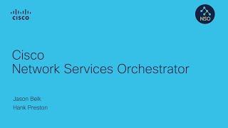 Cisco Network Services Orchestrator Architecture