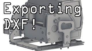 Fusion 360: How to Export as DXF File!  Fusion Friday #27