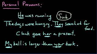 Personal Pronouns