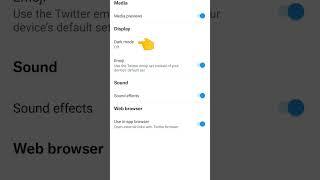 How to TURN ON dark mode on Twitter #shorts