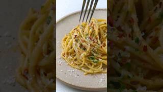 Spaghetti Aglio e Olio #pasta #spaghetti #italianfood #asmr #reelsrecipe