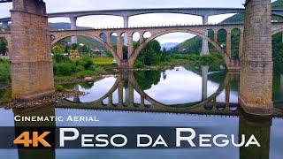 PESO DA REGUA  Aerial Drone 4K | Porto PORTUGAL