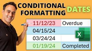 How to Use Conditional Formatting for a Date 30 Days Earlier Than Today