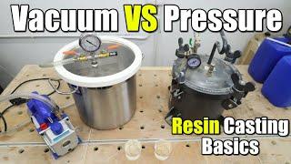 Pressure VS Vacuum | Which one is Better for Resin Casting | Resin Casting Basics