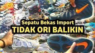 Masih takut KW..??Jaminan tidak ORI balikin sepatu bekas import thrifting sneckers surabaya