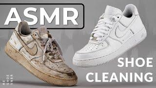 Shoe Cleaning ASMR - Nike Air Force 1