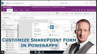 Customize a SharePoint List Form in PowerApps