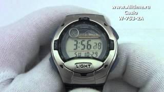 Мужские японские наручные часы Casio W-753-2A