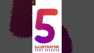 Illustrator Text effects - Illustrator tutorial #shortsfeed #shorts