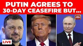 LIVE: Putin Agrees To 30-Day Ceasefire In Ukraine | Vladimir Putin | Trump | Volodymyr Zelenkyy LIVE