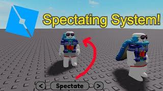 How to Make a Spectating System │ Roblox Studio (Specific Players!)