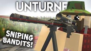 SNIPING BANDITS! (Unturned Survival Roleplay #14)