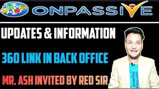 #ONPASSIVE Red Redfern Sir Live Updates Ash Mufareh sir Invited By Mohammad kaif