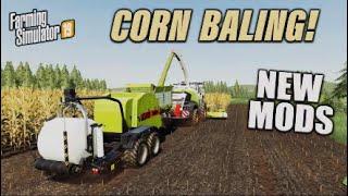 FS19 | COOL CORN BALER!! NEW MODS | (Review) Farming Simulator 19 | 2nd August 2021.