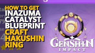 Inazuma Catalyst Blueprint Genshin Impact (Craft Hakushin Ring)