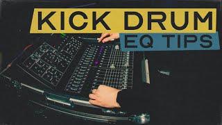 KICK DRUM EQ TIPS - How to EQ your kick drum for live rock band