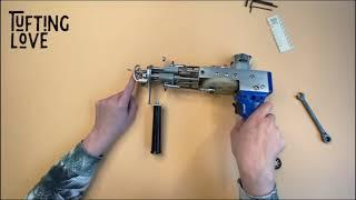 (Old Version) Cut Pile NK01 Tufting Gun - Pile height adjustment tutorial - Tuftinglove.com
