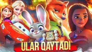 Multfilmlar qaytdi. Boshqotirma 2, Zootopia 2, Chaqmoq Makvin 4, Muzyurak 3, Moana 2. O'zbek tilida