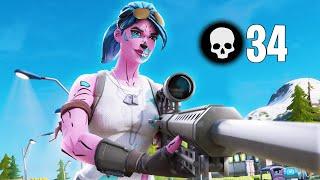 INTENSE 34 Kill Solo Squad! (CHAPTER 2) FORTNITE