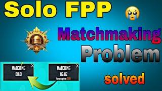 Solo Fpp Match Making Problem | Match Start Nahin Ho Raha Kya Karen | Bgmi 3.4 upload is here