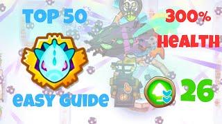 [BTD6] How to Beat 300% HP Ranked Normal Lych #42 (Winter Park) in 26 Tiers (Full Easy Top 50 Guide)