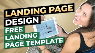 Landing Page Design Hacks That Convert | FREE LANDING PAGE TEMPLATE