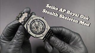 Seiko AP Royal Oak Stealth Skeleton Mod #seikomod