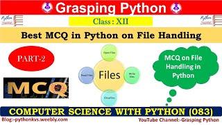 Best Python MCQ | MCQ on File Handling in Python | Python File handling | Part-2