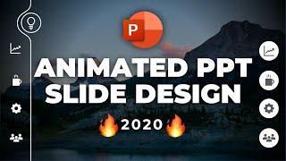 Animated PowerPoint Slide Design Tutorial Step by Step