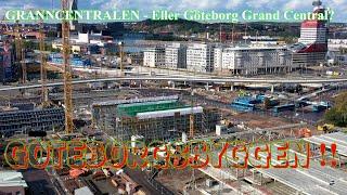 GÖTEBORGSBYGGEN 2024 V39 GOTHENBURG CONSTRUCTION SITES VISITED FROM A DRONE...EXCITEMENT!