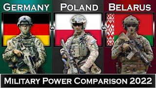 Germany vs Poland vs Belarus Military Power Comparison 2022 | Global Power