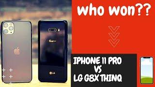 Iphone 11pro vs LG G8X ThinQ speed test and camera comparison in 2020