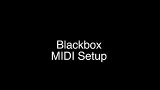 1010music Blackbox MIDI Setup