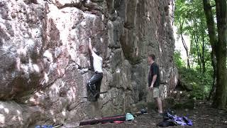 Trowbarrow Quarry - Nick's Problem (6C) - Andy Hebson