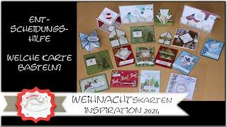 Weihnachtskarten Ideen - Karteninspiration - Kartenideen Weihnachten - Weihnachtspost - Stampin'Up!