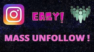 How to Mass/bulk unfollow instagram account with simple script (chrome/edge/opera extension)tutorial