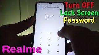 How to Turn OFF Lock Screen Password in Realme 5