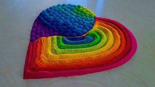 #1837 Satisfying video | sand art | heart ️ rangoli designs