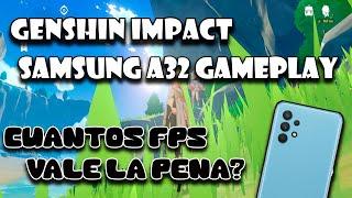 genshin impact samsung a32 gameplay