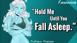 Your Mermaid Girlfriend Cuddles and Whispers You to Sleep F4M ASMR Roleplay Monster Girl Siren Fawni