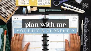 JULY PLAN WITH ME :: Memory A Day & Currently Page Monthly Setup in a Classic Happy Planner
