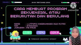 Cara Membuat Program Berurutan Dan Berulang - Lutfifa Khairunnisa Dwi Putri - 24022021