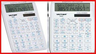 Victor 940 10-Digit Advanced Scientific Calculator with 2 Line Display, Battery and Solar Hybrid