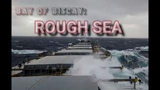 Bulk Carrier on rough seas