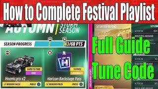 Forza Horizon 5 How to Complete Festival Playlist Autumn Season Series 42 Full Guide, Tune Code