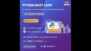 Grras Solutions Pvt. Ltd- Python BootCamp Offer | Python for Data Science , Machine Learning, DevOps