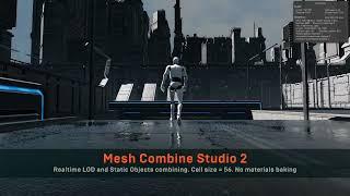 Mesh Combine Studio 2 - Unity runtime mesh combiners comparison